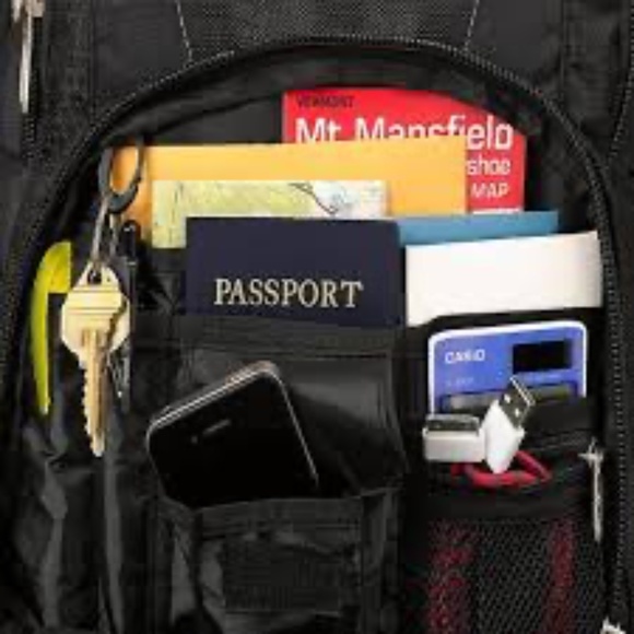 High Sierra 17" Laptop Backpack – TSA-Friendly, Black, Like New - Picture 2 of 14